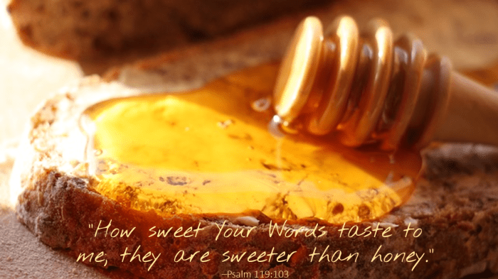 How sweet Your Words taste to me Pic
